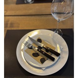  Dkkeserviet i rektangulr form lavet af gte lder - Hard - Elegant design - 30x45 cm - vlg farve