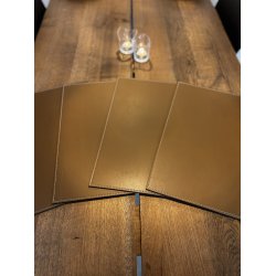 Dkkeserviet i klassisk rektangulr design - Fremstillet i PU hard lder - 30x45 cm - vlg farve