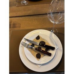 Dkkeserviet i klassisk rektangulr design - Fremstillet i PU hard lder - 30x45 cm - vlg farve