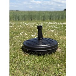 plast parasolfod 15L beholder til vand og sand