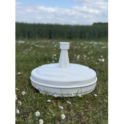 plast parasolfod 15L beholder til vand og sand