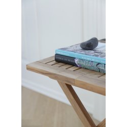 Classic klapbord 50x50 cm i Gold Teak