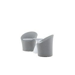 Vedligeholdelsesfrit loungest i aluminium med all-weather hynder - Model: Spoga - Vlg farve