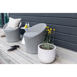 Vedligeholdelsesfrit loungest i aluminium med all-weather hynder - Model: Spoga - Vlg farve