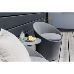 Vedligeholdelsesfrit loungest i aluminium med all-weather hynder - Model: Spoga - Vlg farve