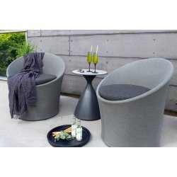 Vedligeholdelsesfrit loungest i aluminium med all-weather hynder - Model: Spoga - Vlg farve