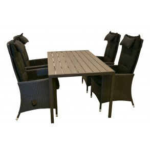 Kosmo Nonwood Havembelst inkl. 4 stole m/Gaslift