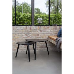 Noble insttningsbord svarta, 2 st.