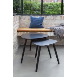 Noble insttningsbord svarta, 2 st.