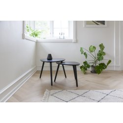 Noble insttningsbord svarta, 2 st.