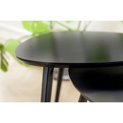 Noble insttningsbord svarta, 2 st.