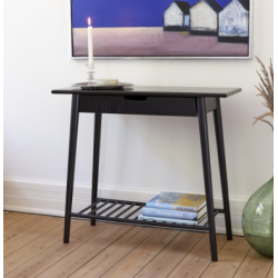 Noble Entrbord sortolieret carboniseret - bambus