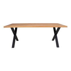 Stort spisebord i olieret og lkkert eg - Montpellier 200x95 - vlg farve