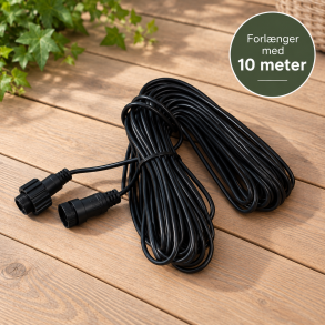 Forl�nger kabel til lysk�der 10 meter 