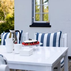 Rosenborg Trdgrdsbord - Vit