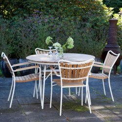 Ella Trdgrdsbord Teak - : 110 cm. Vlj frg p ramen.