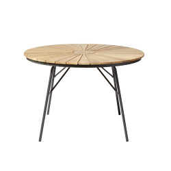 Parma havest i antracit alu m/ 4 stk. 5-pos. stole