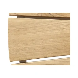Smukt Ella haves�t � �130 cm rundt teakbord &amp; 5 stabelstole i hvid