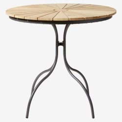 Ella Cafbord - : 80 cm. Vlj frg p ramen: vit eller. antracit