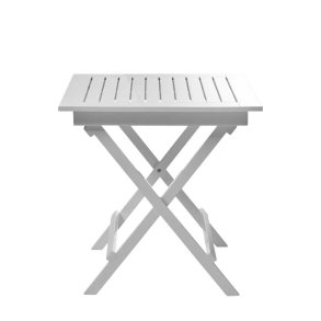 York Caf Havebord 70x70 - Hvid 