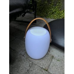 LED-lampe og bluetooth hjttaler med lder strop til udendrs brug - Model: Valkyria