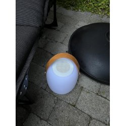 LED-lampe og bluetooth hjttaler med lder strop til udendrs brug - Model: Valkyria