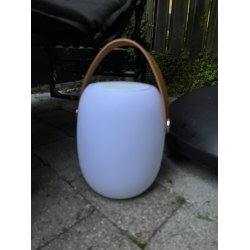 LED-lampe og bluetooth hjttaler med lder strop til udendrs brug - Model: Valkyria