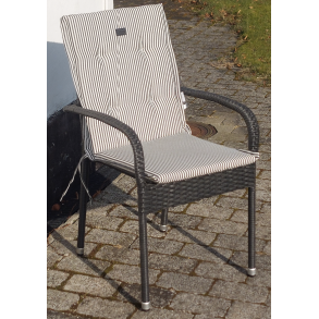 Universalhynde s�de/ryg til Stabelstole (Flere Farver). Struktursyet s� den ikke bliver varm at sidde p�.