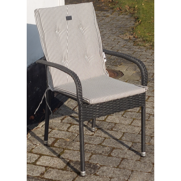 Universalhynde s�de/ryg til Stabelstole (Flere Farver). Struktursyet s� den ikke bliver varm at sidde p�.