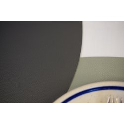 Dkkeserviet i ovalt design - Fremstillet i PU lder soft - Foldbar - 30x45 cm - Vlg farve