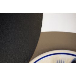 Dkkeserviet i ovalt design - Fremstillet i PU lder soft - Foldbar - 30x45 cm - Vlg farve