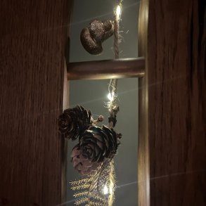 Lyskde med kogler og svampe m. timer - 160 cm