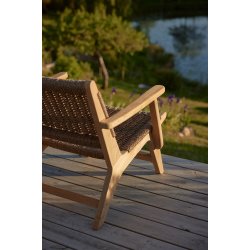 EYA stol i teaktr og outdoor/viro