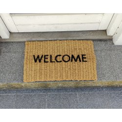 Welcome Drmtte 40 x 60 cm af kokos. En elegant og praktisk drmtte til alle hjem. 
