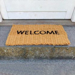 Welcome Drmtte 40 x 60 cm af kokos. En elegant og praktisk drmtte til alle hjem. 