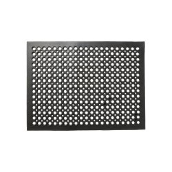 Fyrkantig drrmatta med ett ihligt mnster. Drrmattan tler allt vder. 60x80 cm