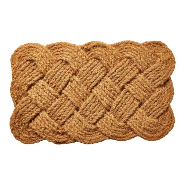 Jute drmtte med et Elegant flettet design af slidstrkt Jute - fs i forskellige strrelser. D&oslash;rm&aring;tte firkantet flet - 45 x 75 cm