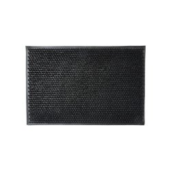 Drmtte af slidstrkt Gummi Grs der kan modst alt vejr uden form ndring - 40x60 cm - Sort