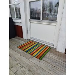 Multifrgad drrmatta med rnder 40x60 blandar hllbarhet och funktion perfekt i en stilfull design 