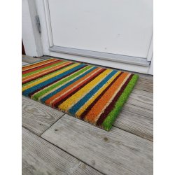 Multifrgad drrmatta med rnder 40x60 blandar hllbarhet och funktion perfekt i en stilfull design 