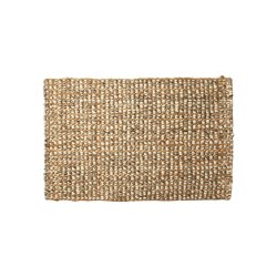 Jute tppe af jute og uld, et dekorativt og slidstrkt tppe - fs i flere strrelser.