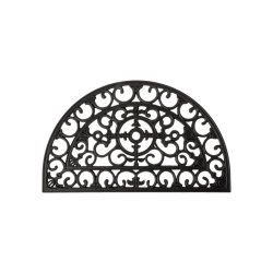 Ornament drrmatta av massivt svart gummi som hller i bde regn och sol - Finns i olika former