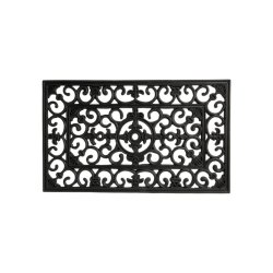 Ornament drrmatta av massivt svart gummi som hller i bde regn och sol - Finns i olika former