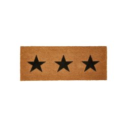 Drmtte med stjerne motiv af Kokos. Naturligt holdbar og forbliver pn.  Fs i flere strrelser