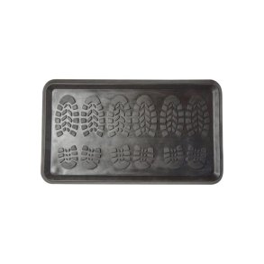 Sort skobakke 40x70 cm - Skner gulvet mod vand og snavs med en nem og praktisk opbevaring,