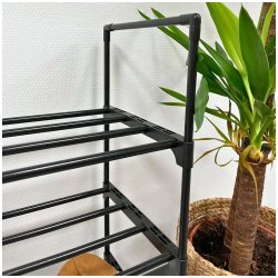 Skohylla - Svart - Vlj mellan 4 och 8 hyllor