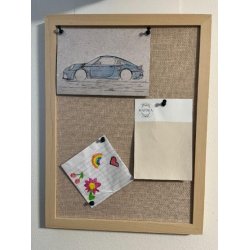 KLASSISK opslagstavle i 30x40cm - VLG farve!