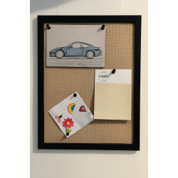 KLASSISK opslagstavle i 30x40cm - VLG farve!