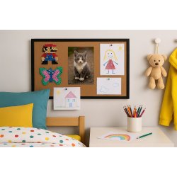 NORDIC 40x60cm opslagstavle i MDF+Hessian - VLG farve!