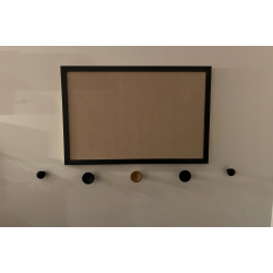 NORDIC 40x60cm opslagstavle i MDF+Hessian - VLG farve!